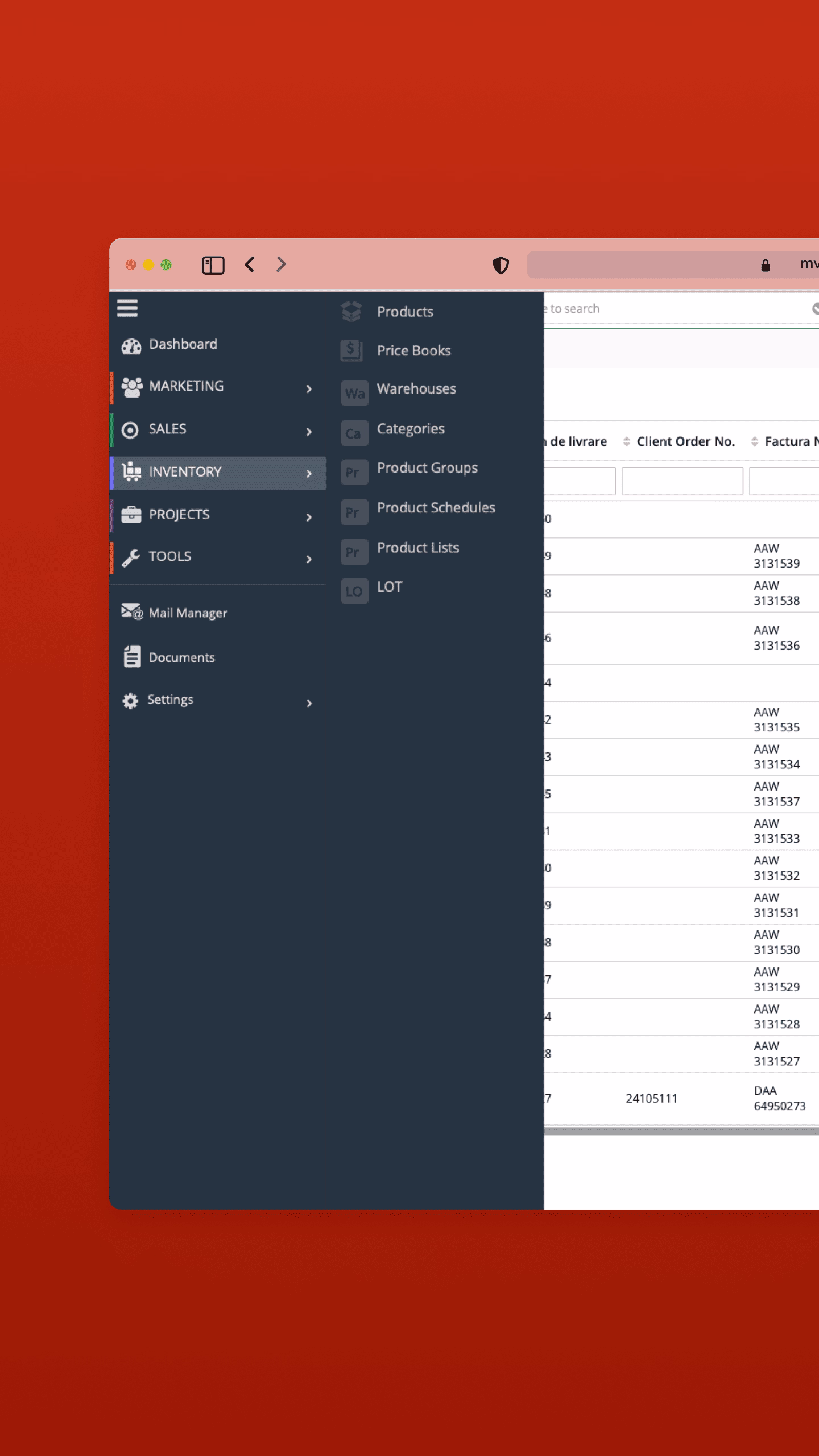 Pegas | CRM B2B retail | Interfață vânzări | Vizibilitate completă asupra proceselor comerciale