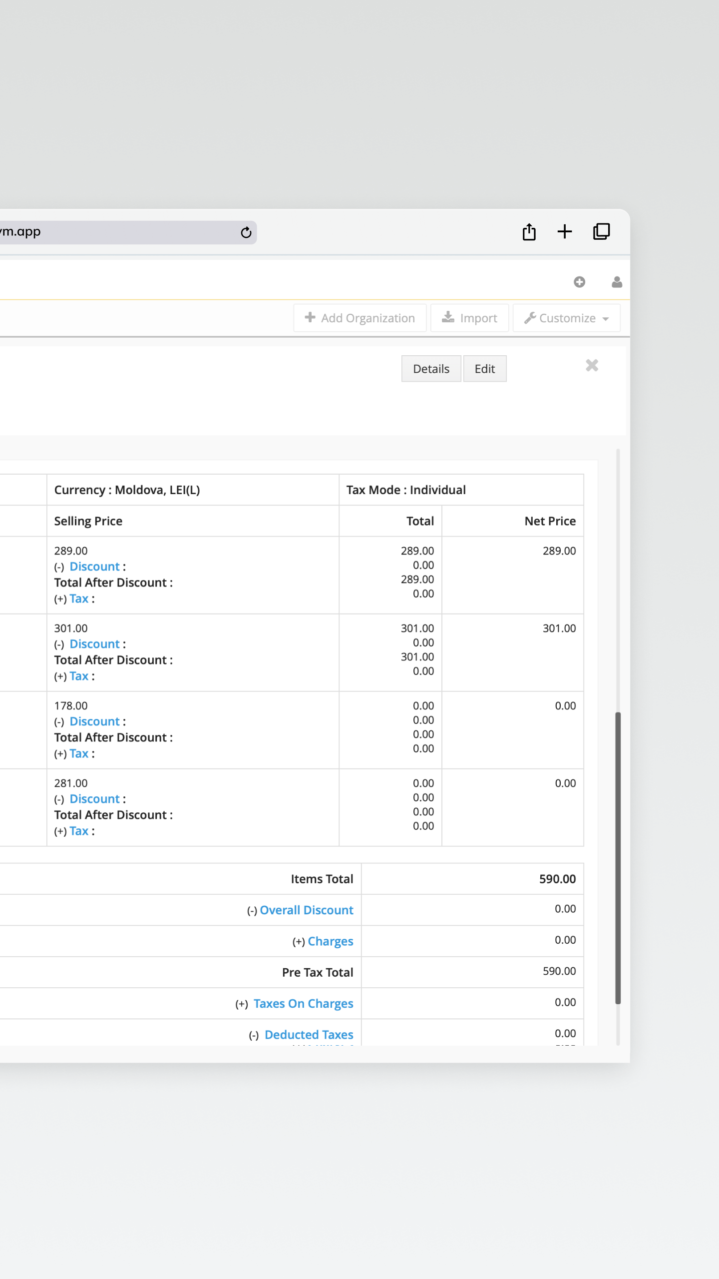Aplicație integrată cu CRM | Previzualizarea comenzilor colectate direct din back-office | Sincronizare automată a datelor despre produse, prețuri și statusuri de livrare